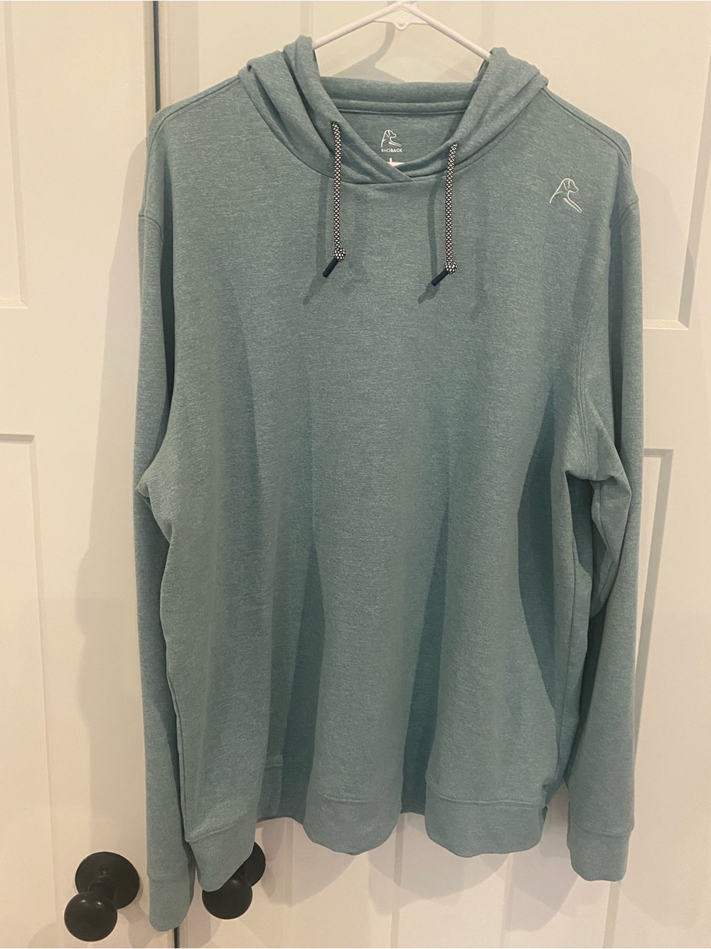 Rhoback Men's Hoodie in Seafoam